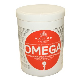 Маска Омега для безжизненных секущихся волос с комплексом Омега-6 KALLOS 1000 мл